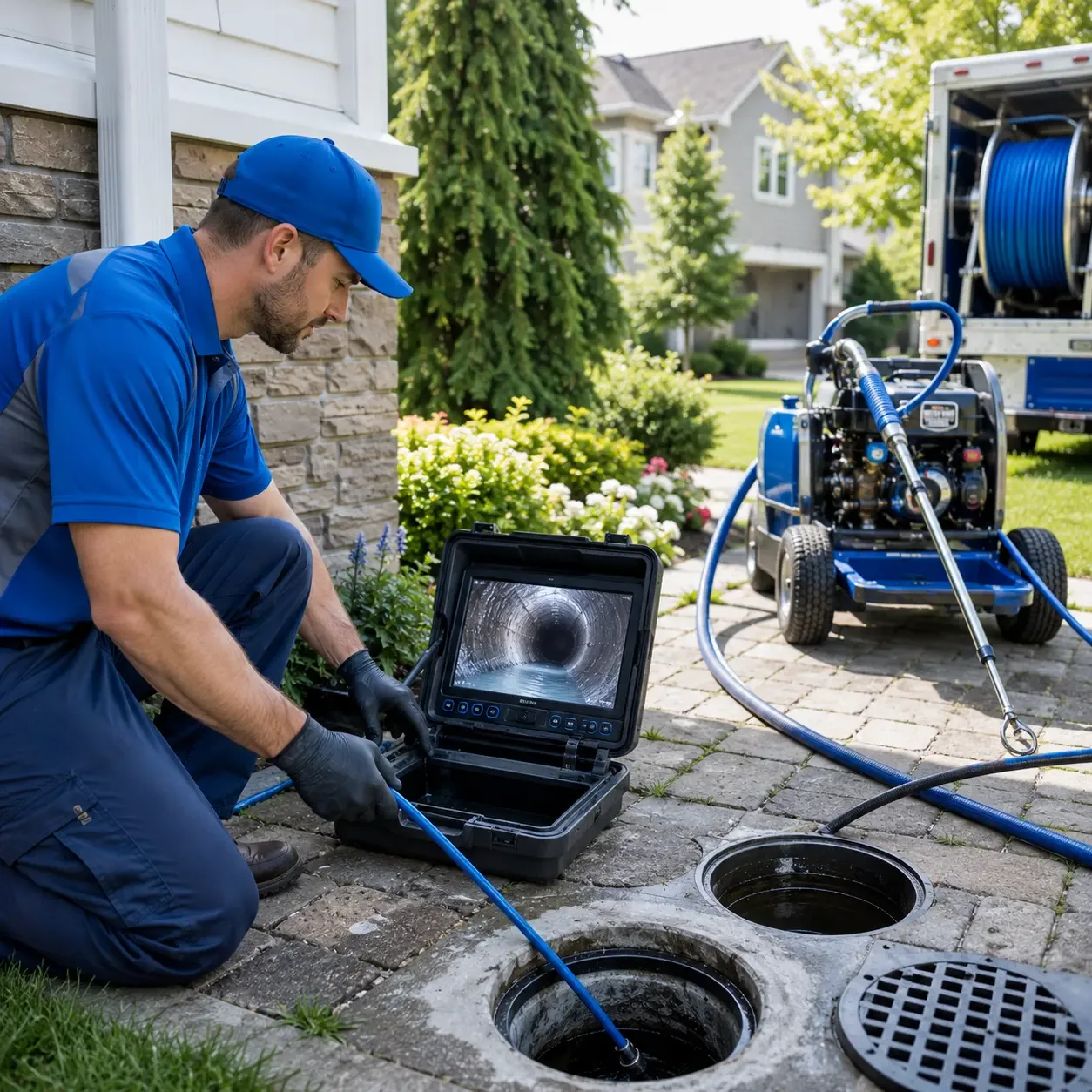Outdoor drain cleaning professionals serving Scottdale, PA